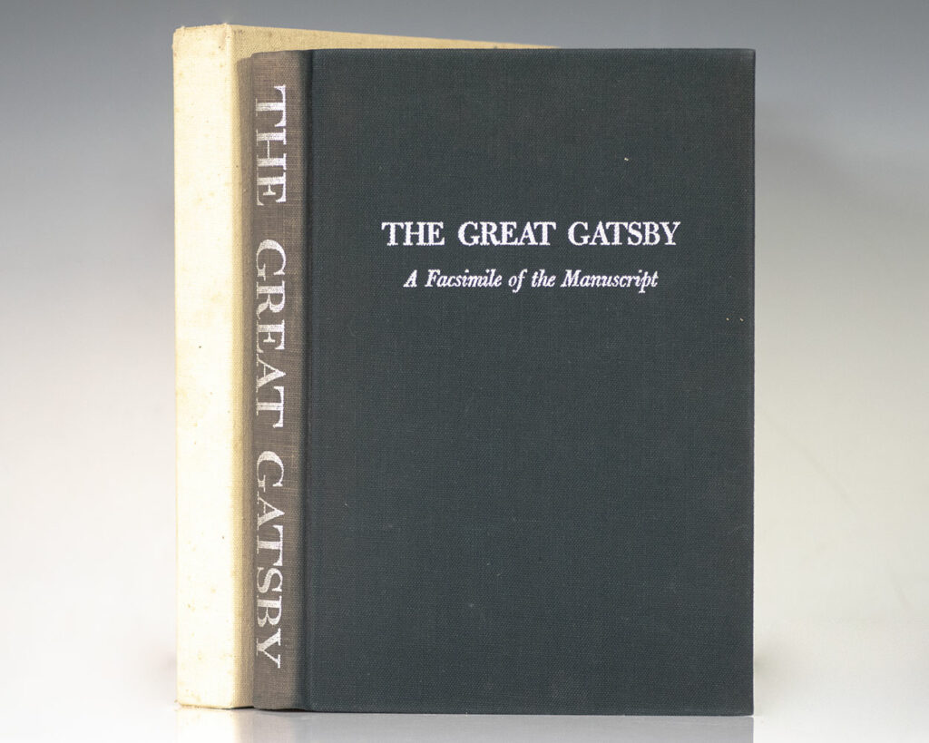 The Great Gatsby Manuscript Facsimile.
