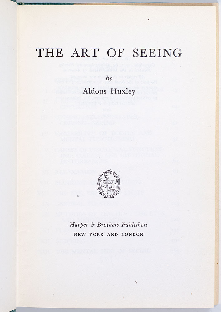The Art of Seeing.
