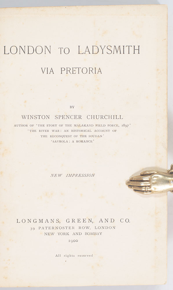 London To Ladysmith Via Pretoria.