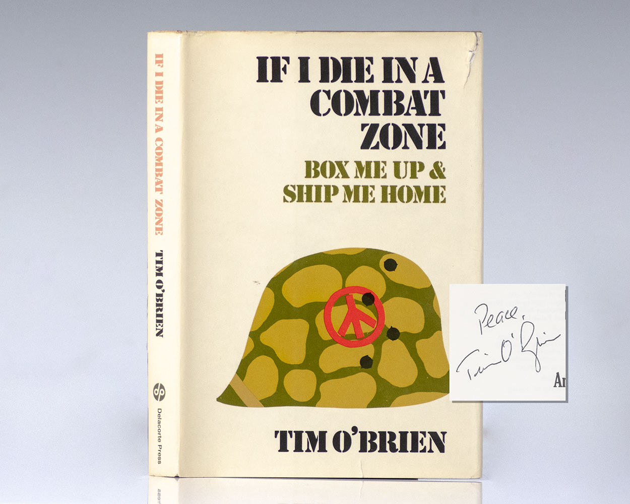 If I Die In a Combat Zone Tim O'brien First Edition