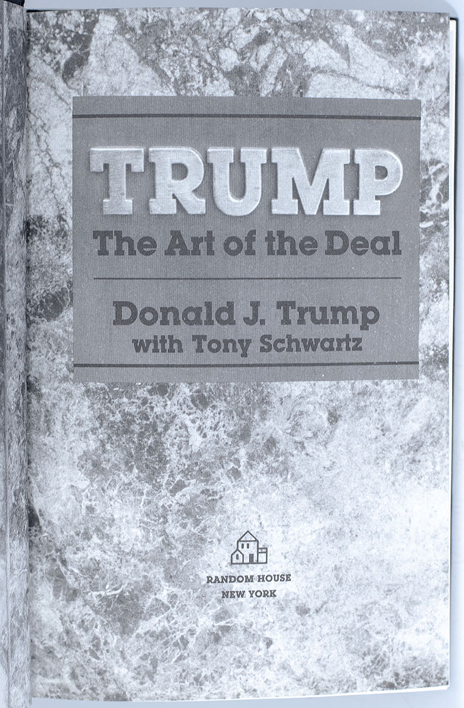 Trump: The Art of the Deal.