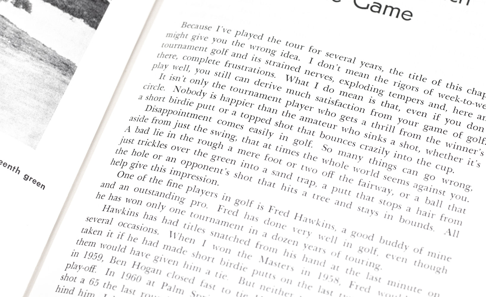 Arnold Palmer’s Golf Book "Hit It Hard!"