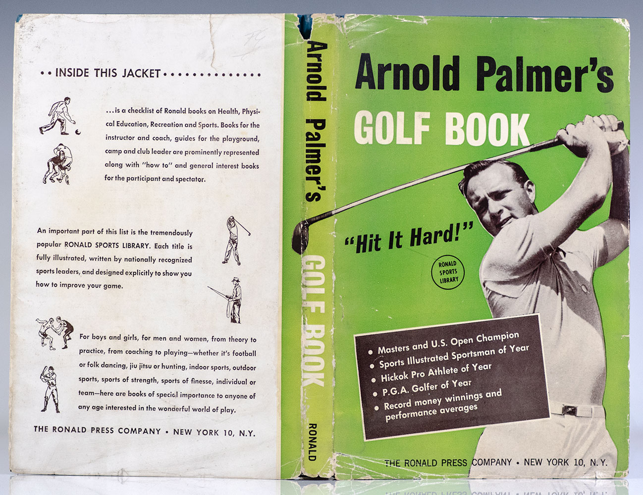 Arnold Palmer’s Golf Book "Hit It Hard!"