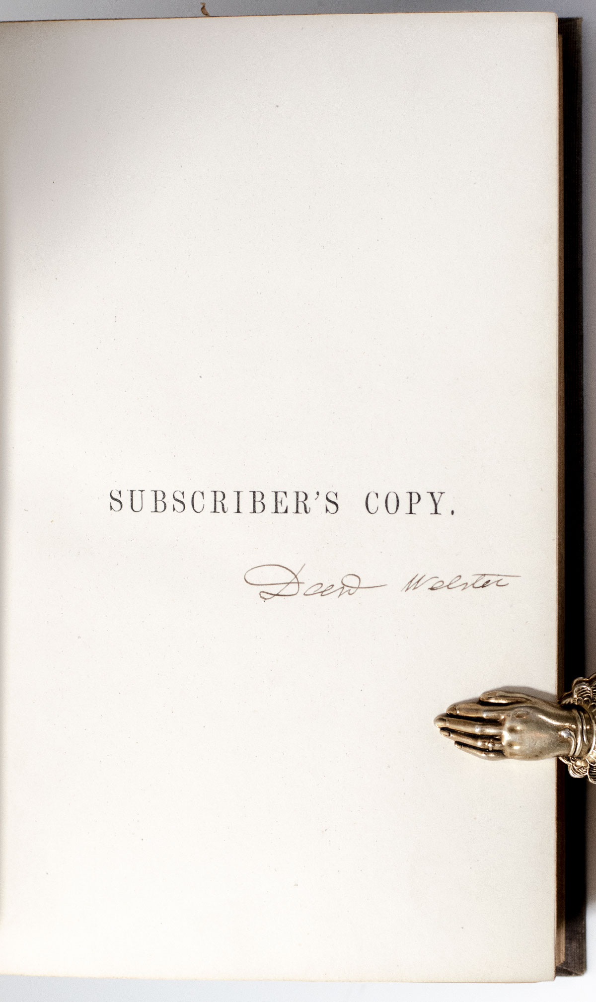 The Works of Daniel Webster.