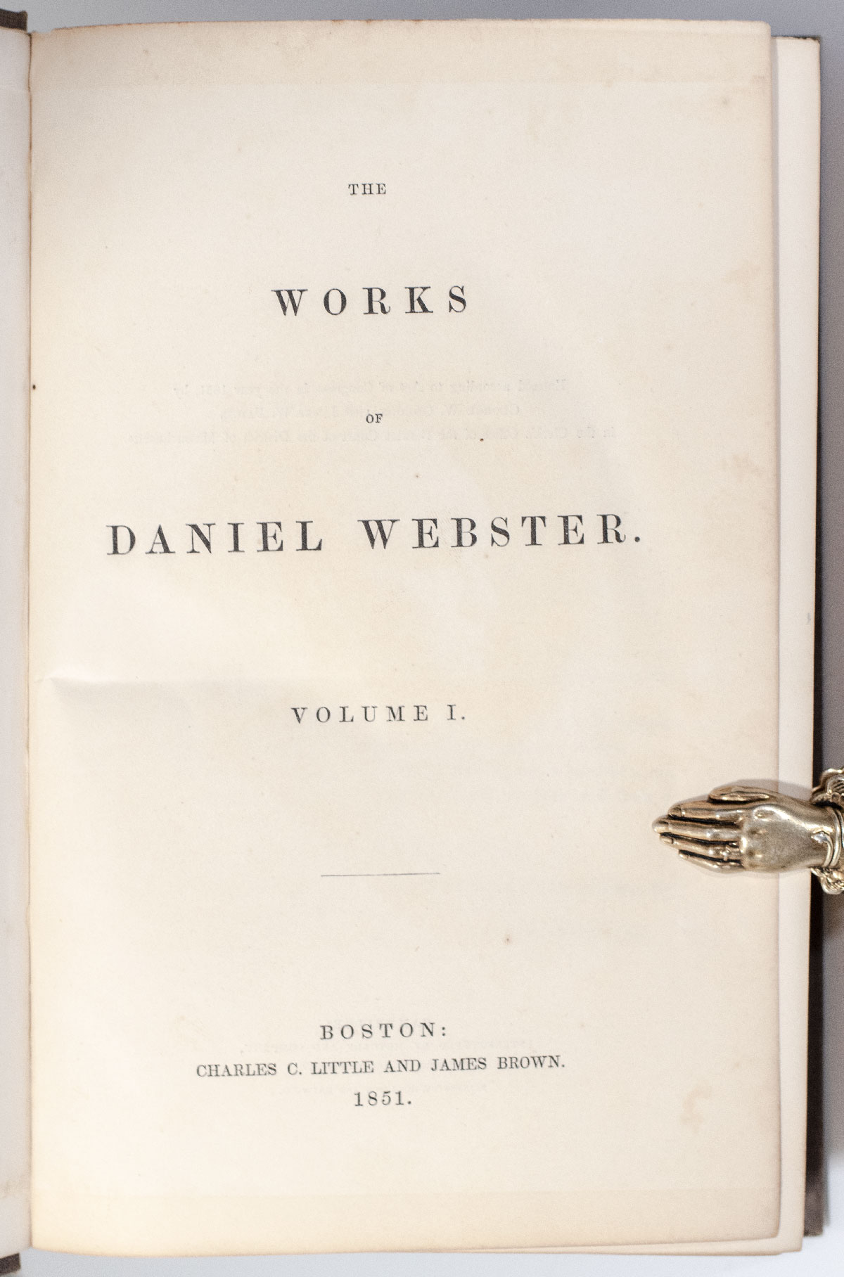 The Works of Daniel Webster.