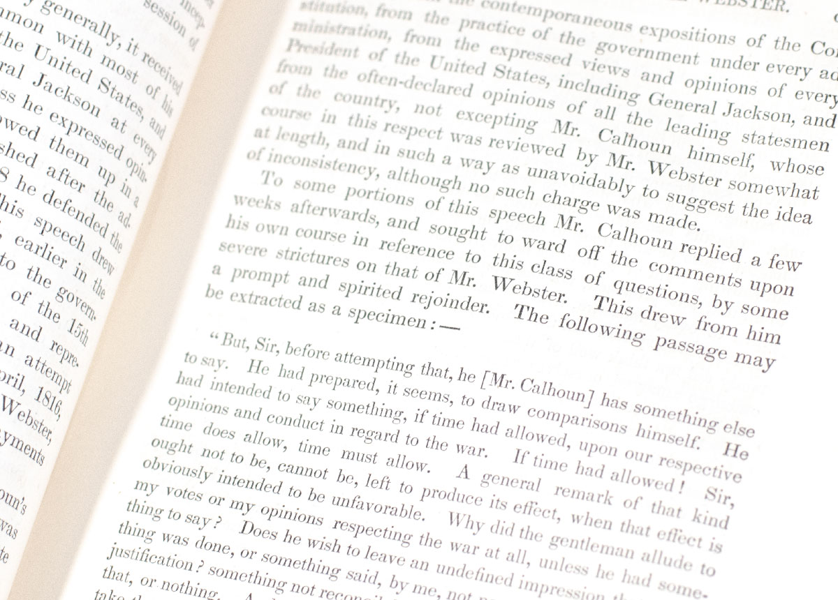 The Works of Daniel Webster.