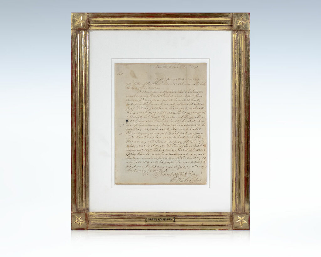 George Washington Autograph Letter Signed.