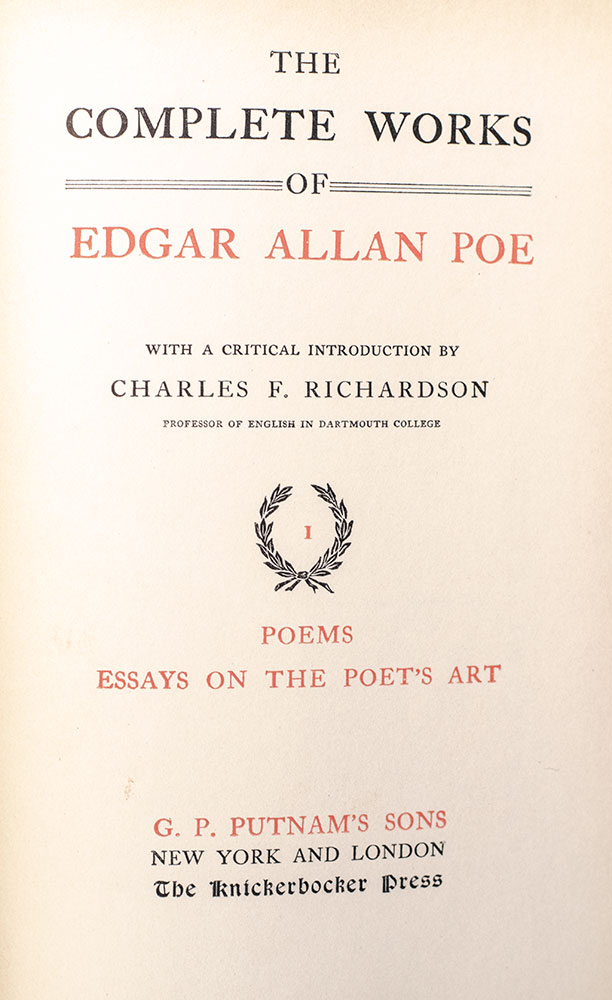 The Complete Works of Edgar Allan Poe.