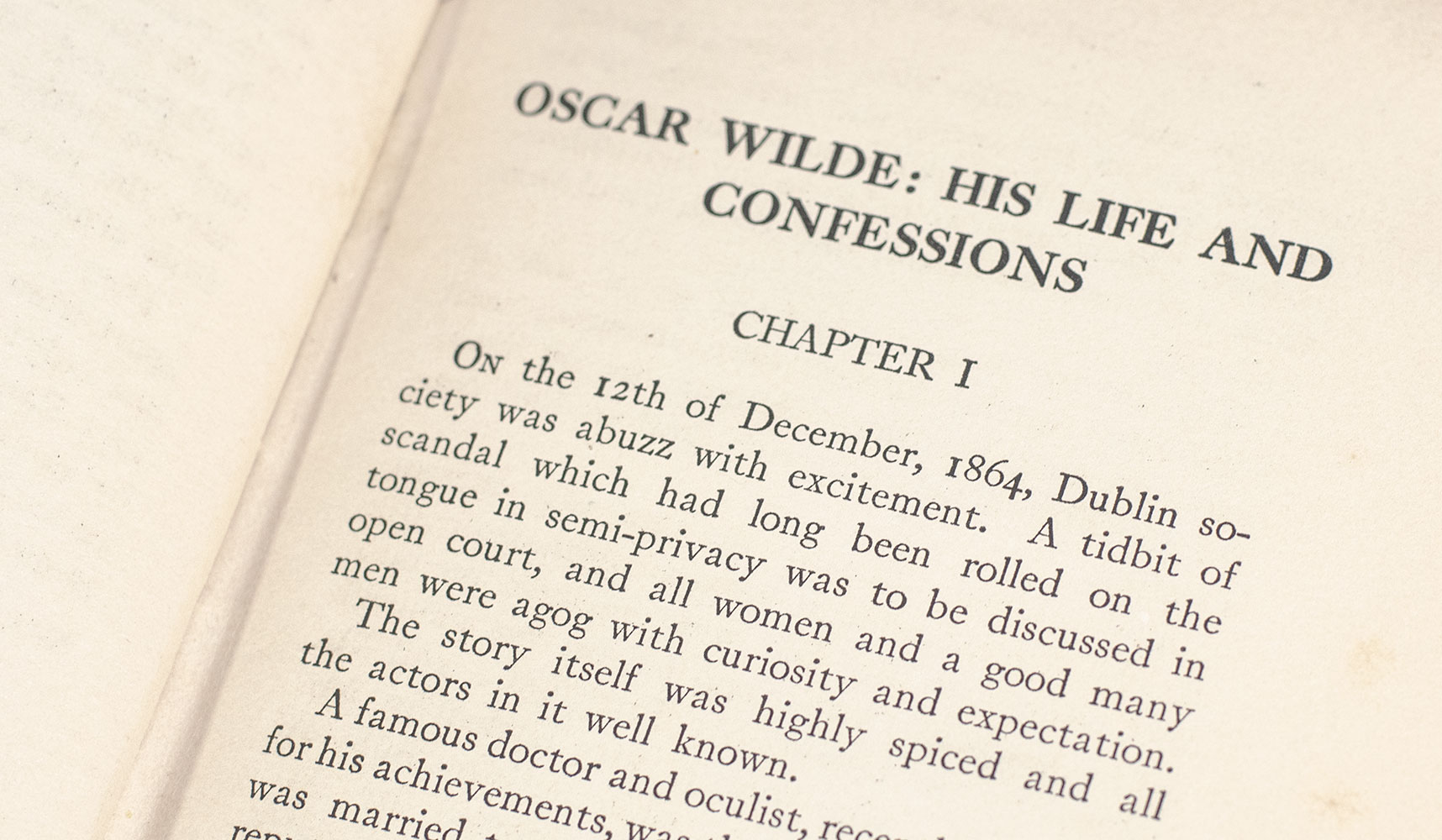 Oscar Wilde: His Life and Confessions.