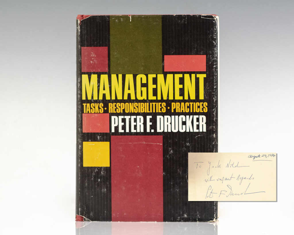 Management: Tasks, Responsibilities, Practices.