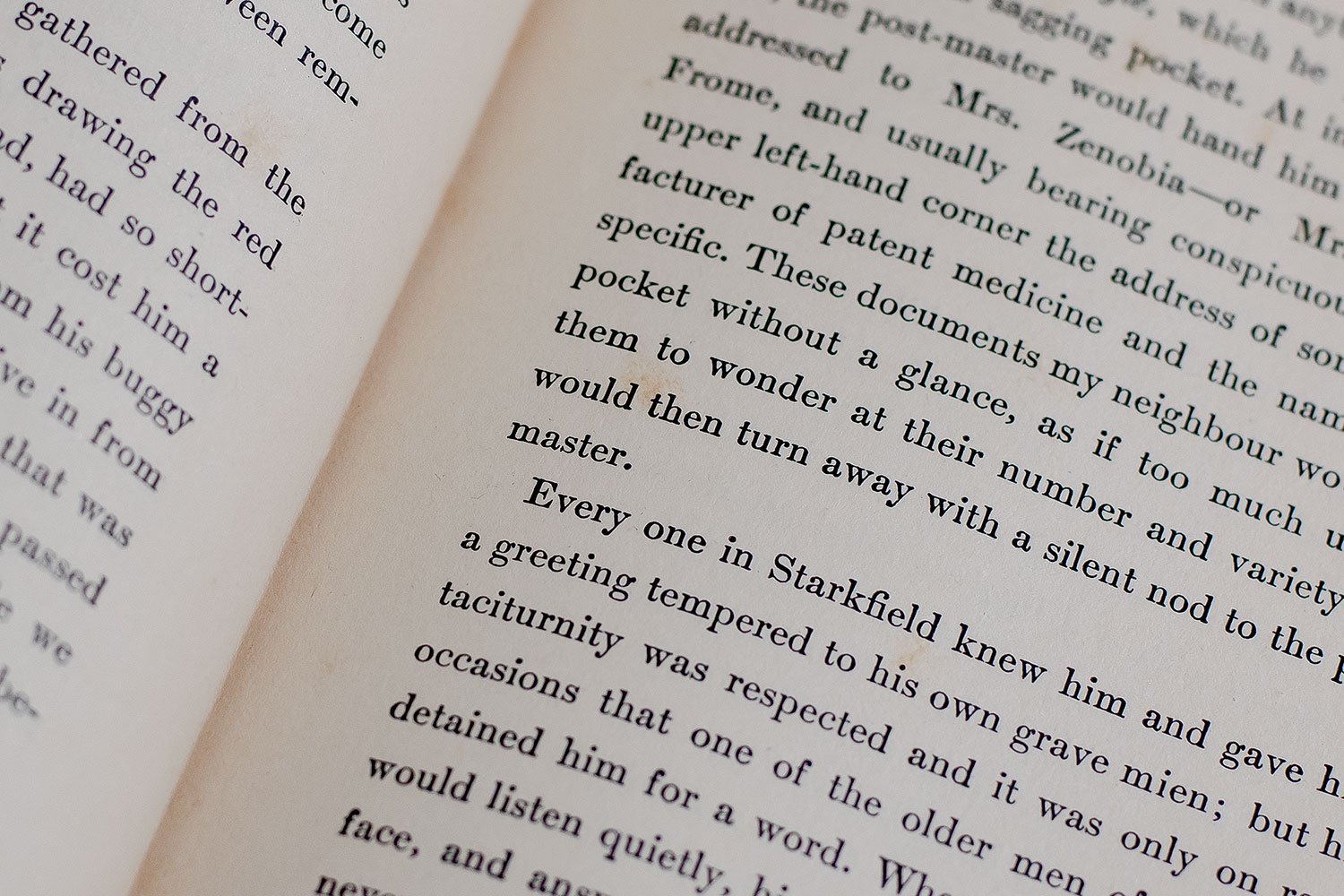 Ethan Frome.