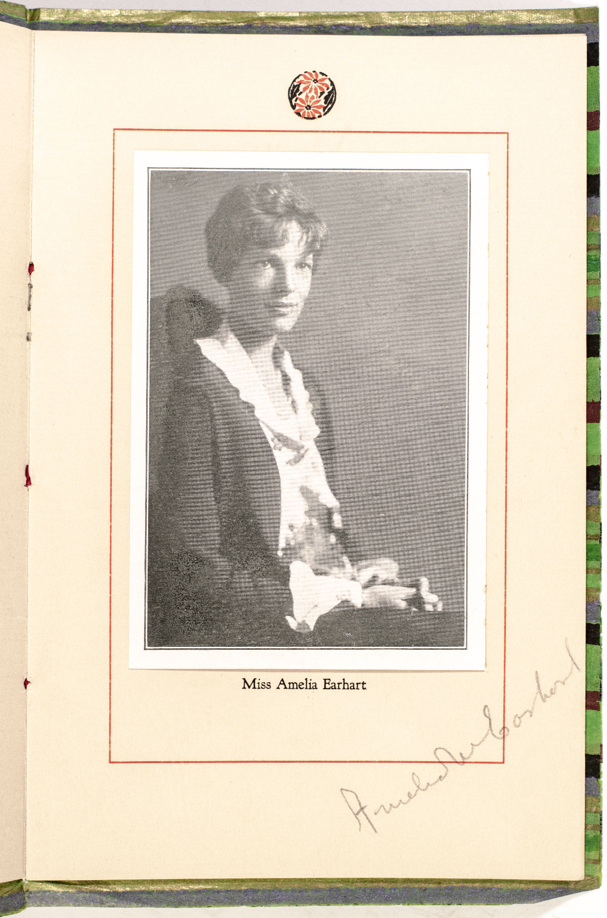 Amelia Earhart Signed Oldsmobile Girls Club Christmas Party Program.