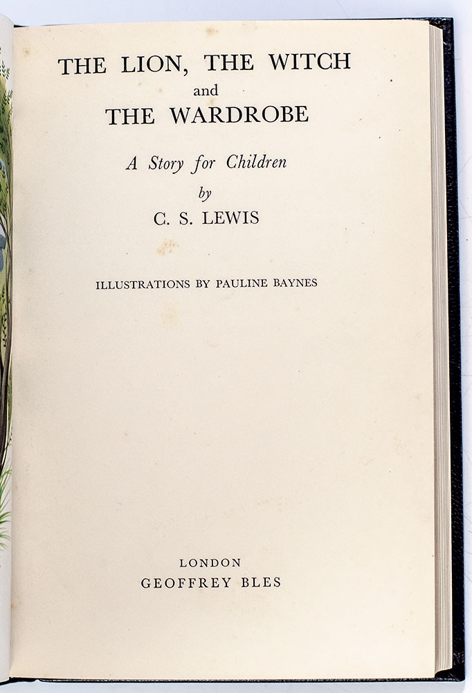 The Lion, The Witch and The Wardrobe.