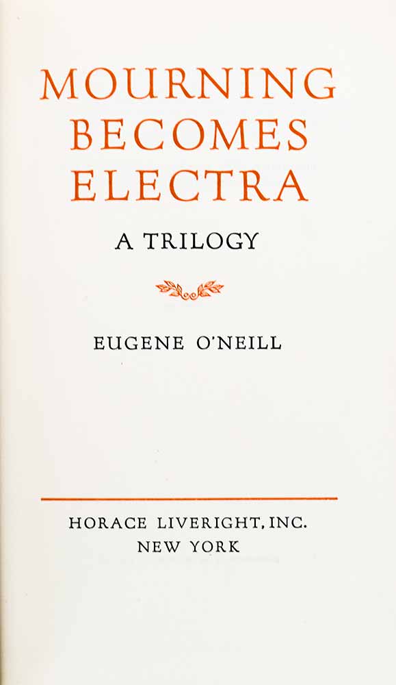 Mourning Becomes Electra.