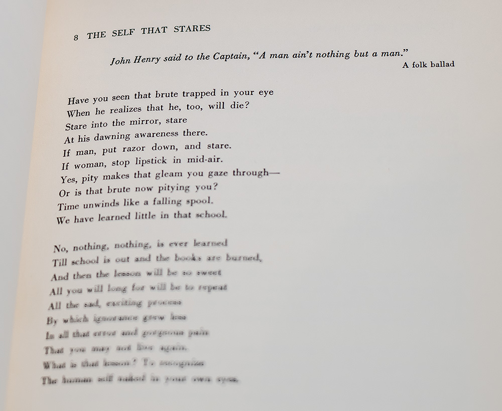You, Emperors, and Others: Poems 1957-1960.