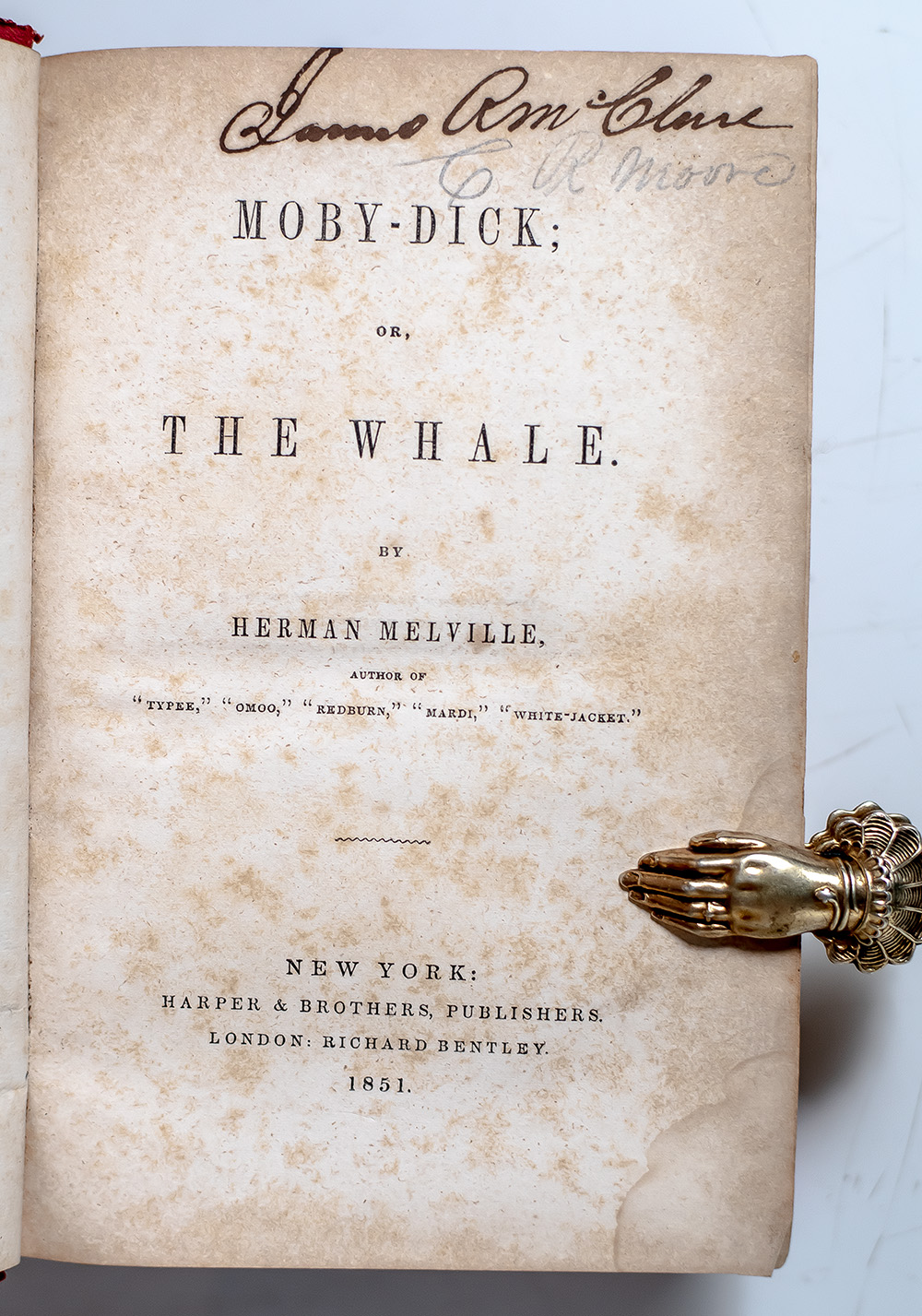 Moby-Dick; Or, The Whale. - Raptis Rare Books | Fine Rare and