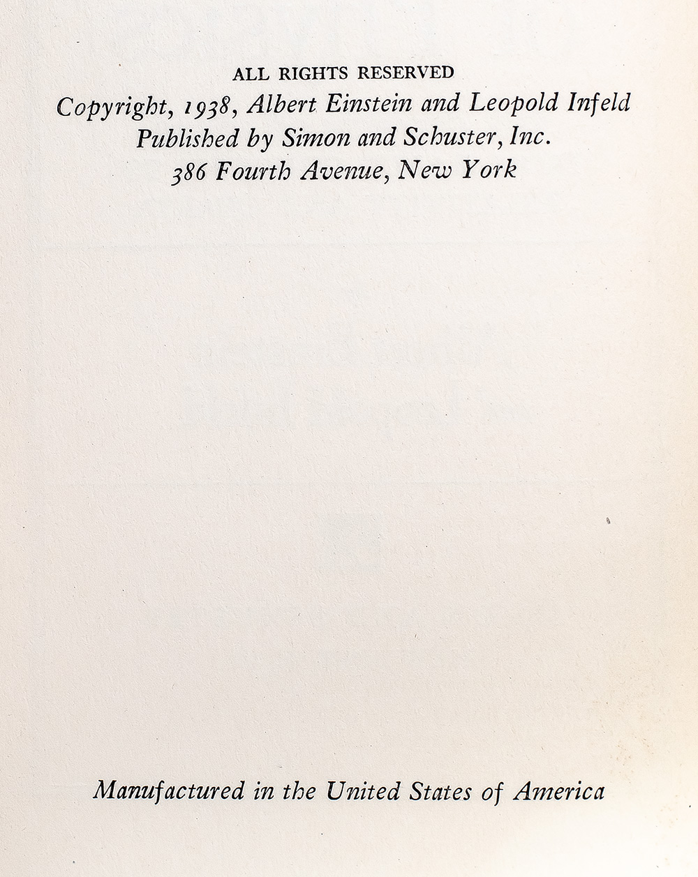 The Evolution of Physics: The Growth of Ideas from Early Concepts to Relativity and Quanta.