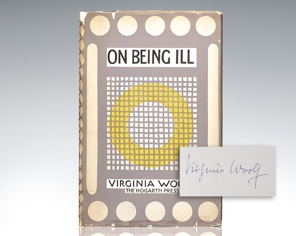 On Being Ill.
