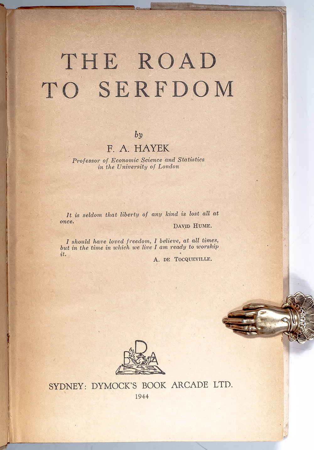 The Road To Serfdom.