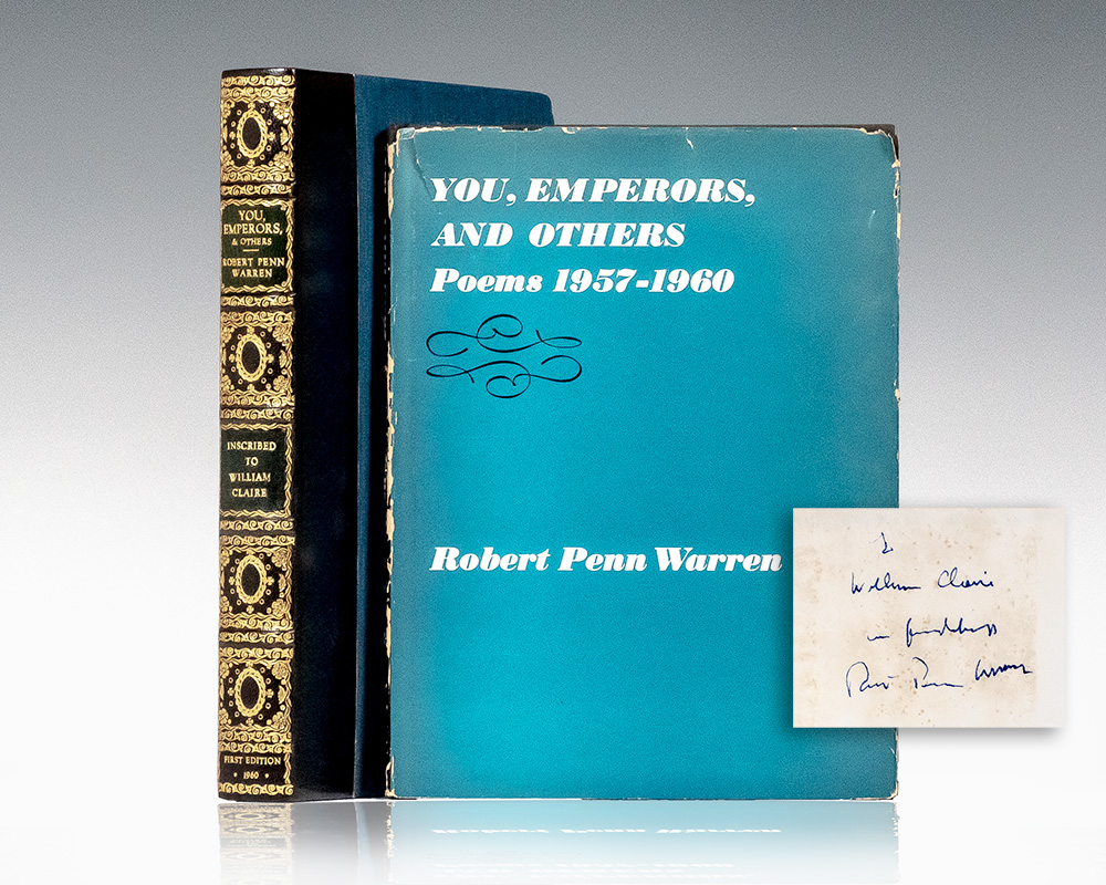 You, Emperors, and Others: Poems 1957-1960. - Raptis Rare Books