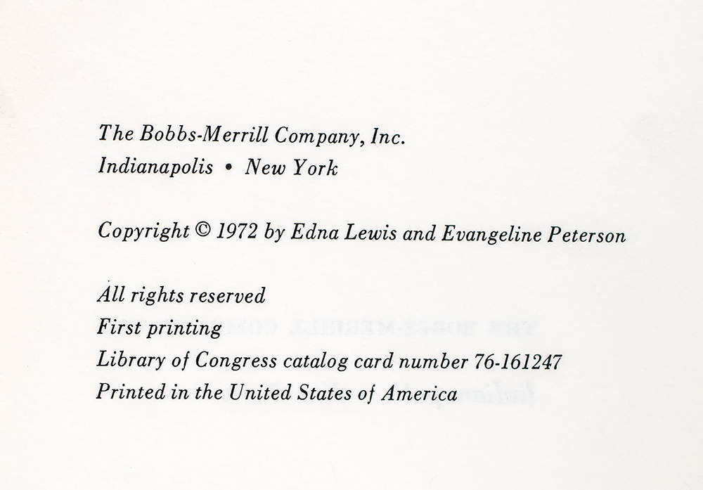 The Edna Lewis Cookbook.