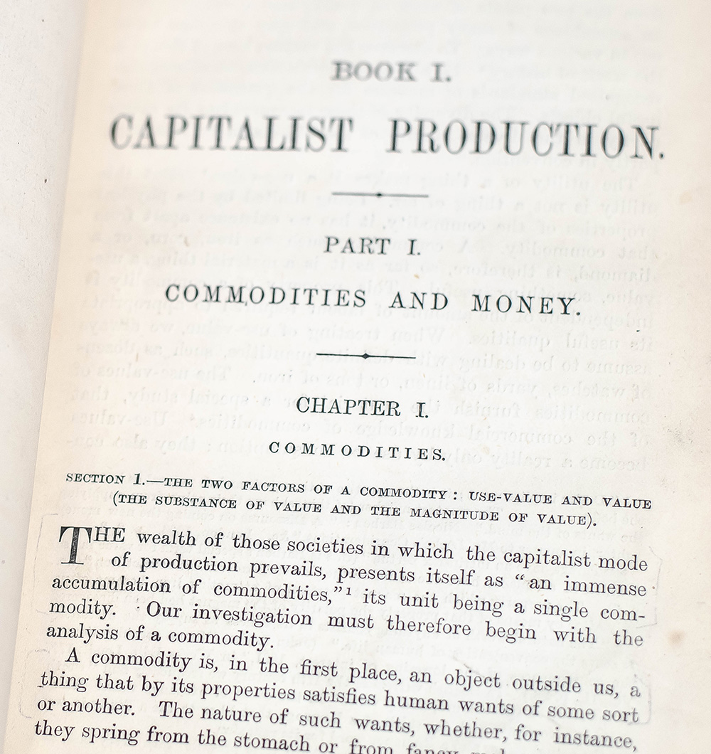 Capital: A Critical Analysis of Capitalist Production.