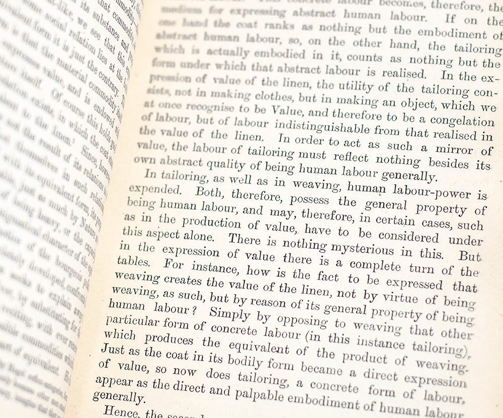 Capital: A Critical Analysis of Capitalist Production.