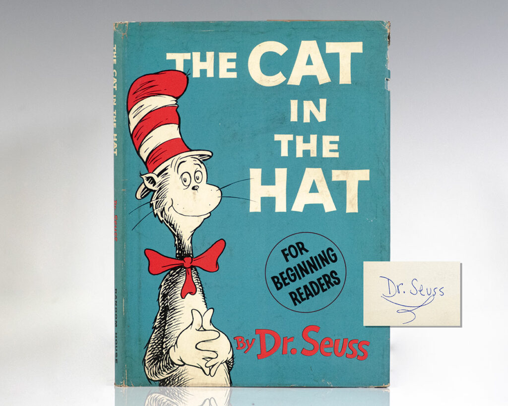First edition, first issue of Dr. Seuss' iconic work: The Cat in the Hat. 