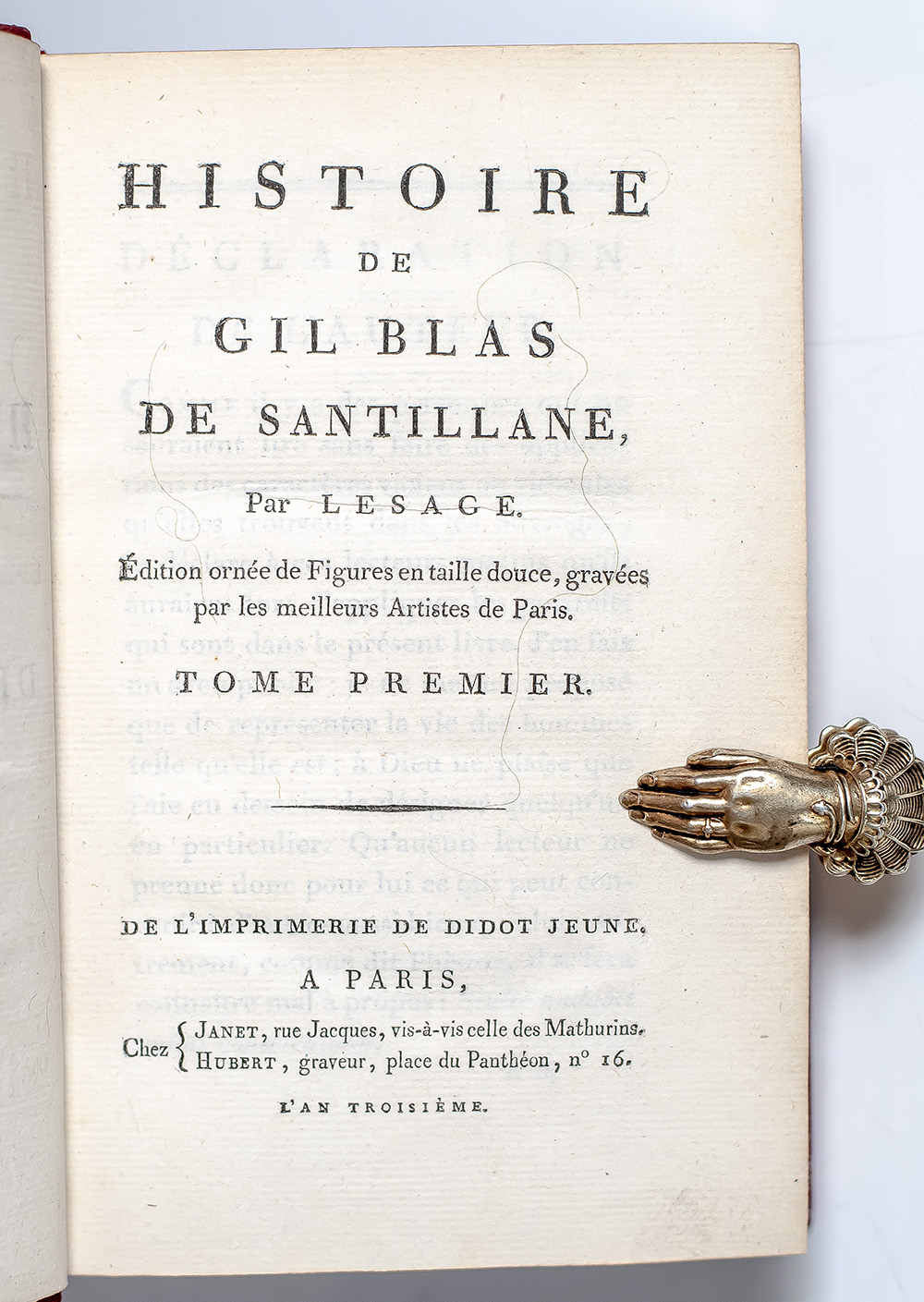 Histoire De Gil Blas De Santillane, Par Lesage.