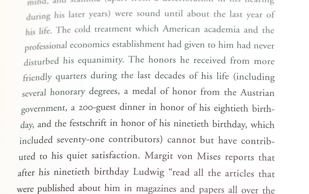 Ludwig von Mises: The Man and His Economics.