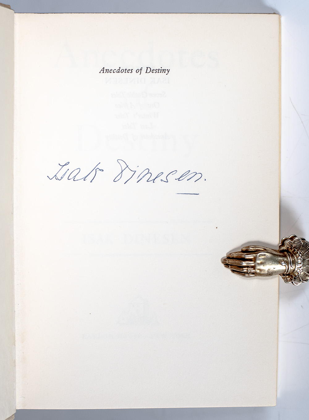 Anecdotes of Destiny.