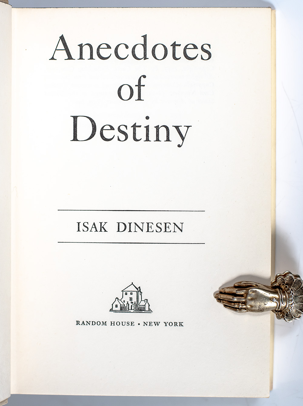 Anecdotes of Destiny.