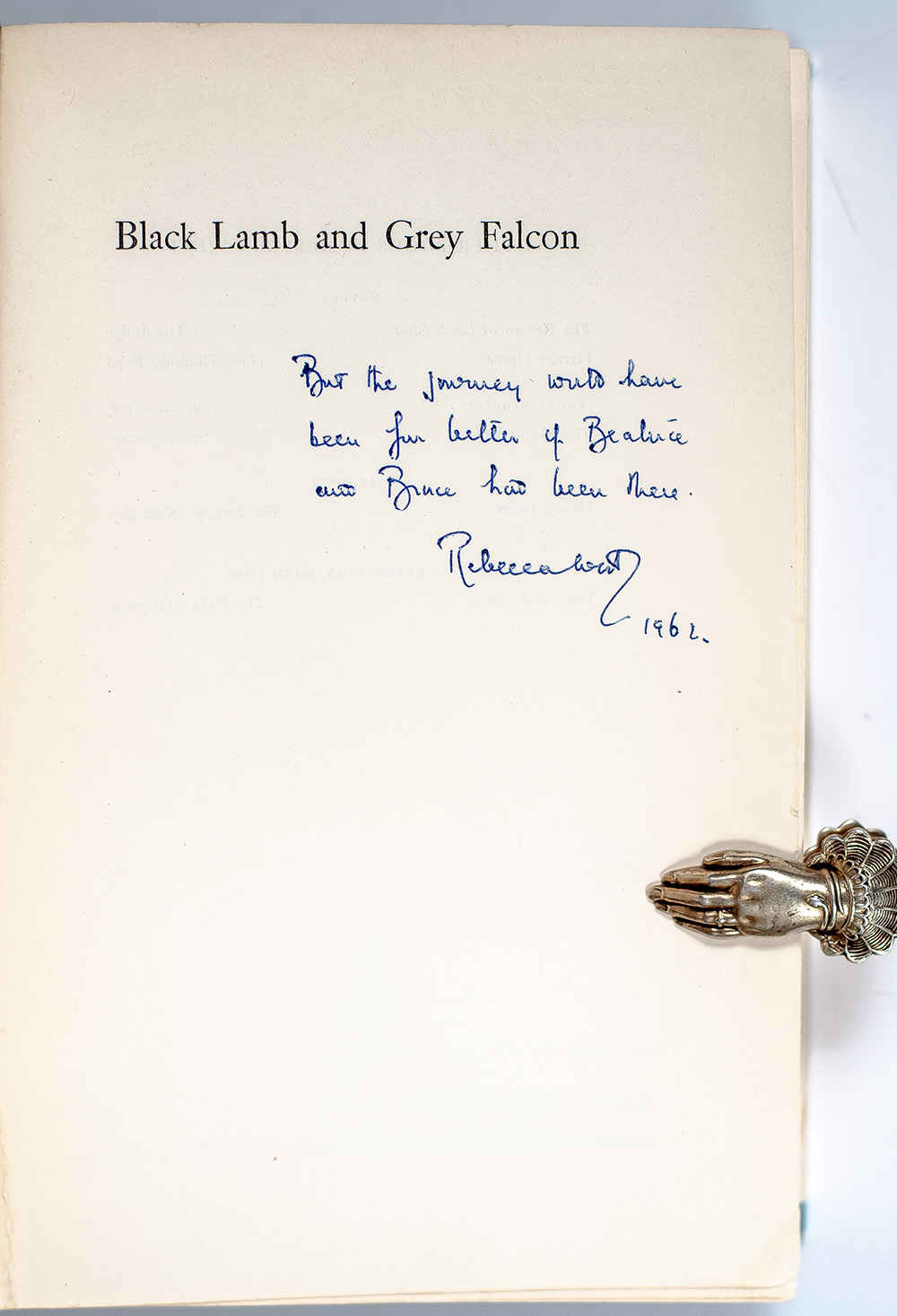 Black Lamb and Grey Falcon: The Record of a Journey Through Yugoslavia in 1937.