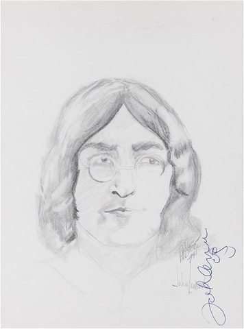 John Lennon and Paul McCartney Signed P.B. Socci Sketches. - Image 3