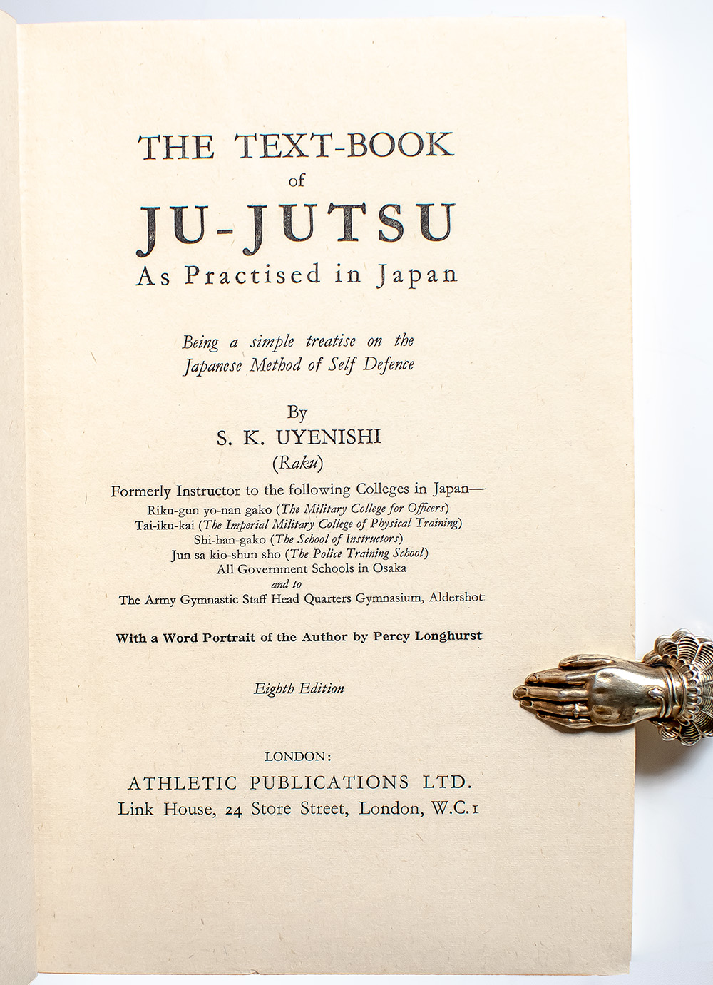 The Text-Book of Ju-Jutsu As Practised in Japan: Being a Simple Treatise on the Japanese Method of Self-Defence.