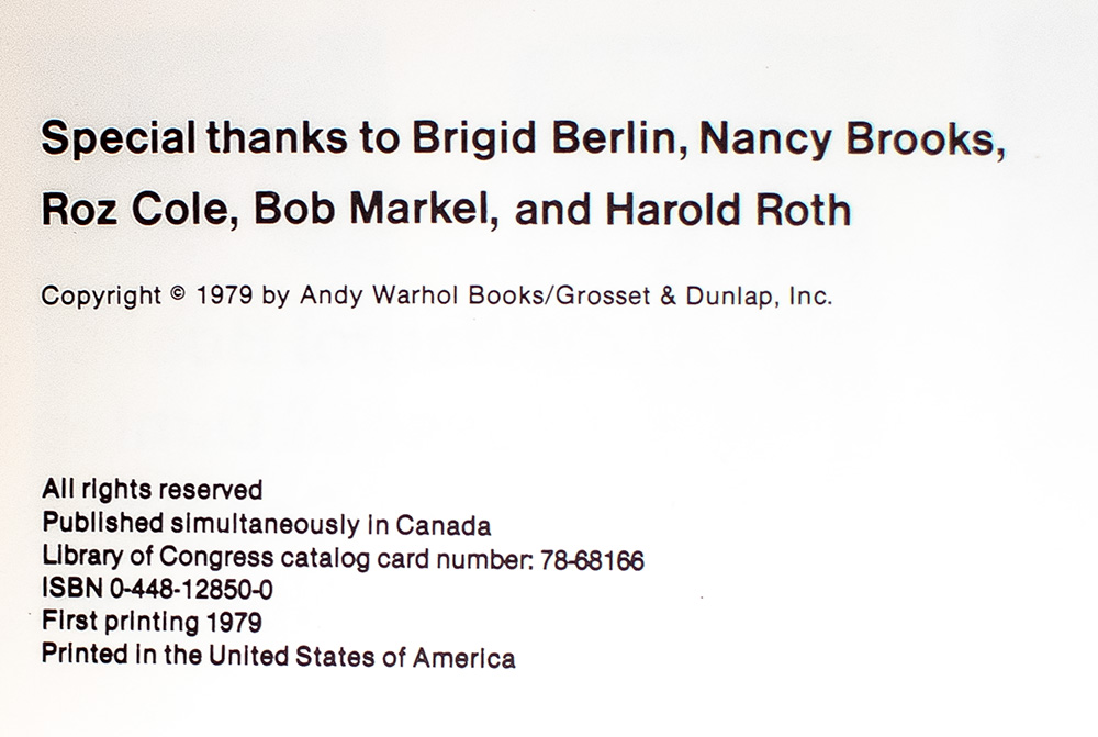 Andy Warhol's Exposures.