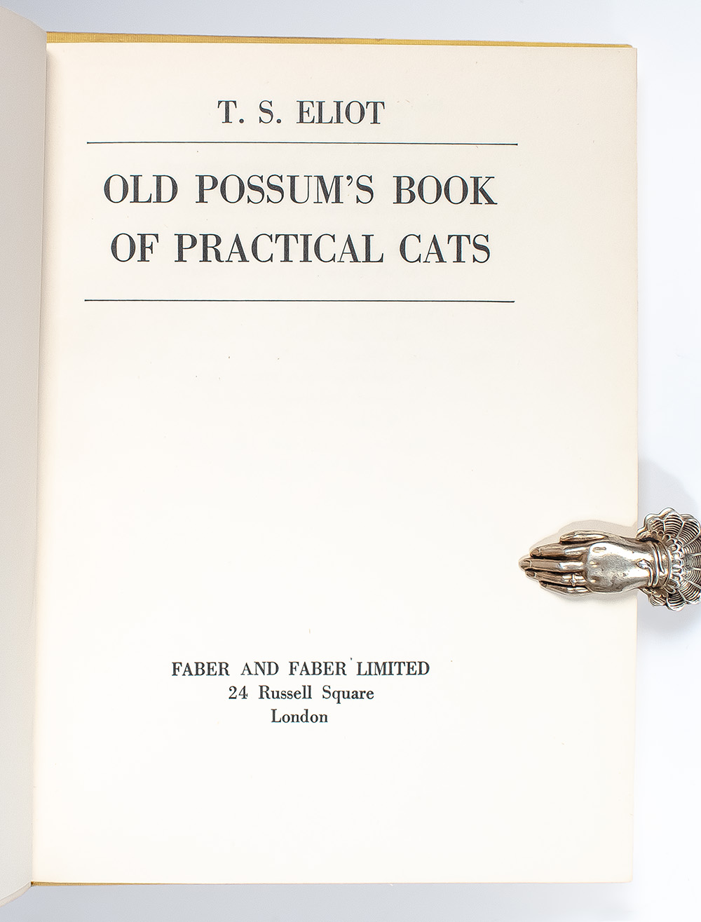 Old Possum's Book of Practical Cats.