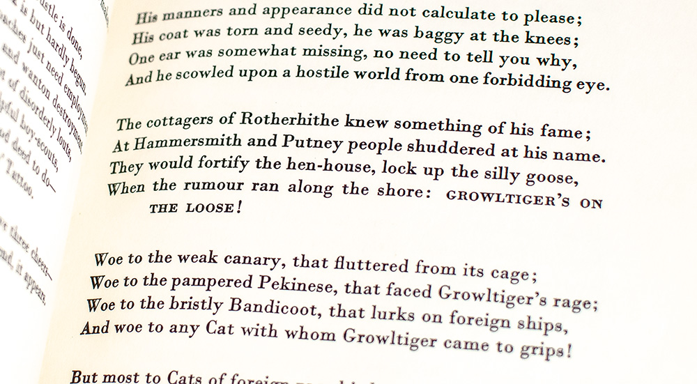 Old Possum's Book of Practical Cats.
