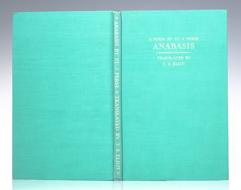 Anabasis: A Poem by St. J. Perse.