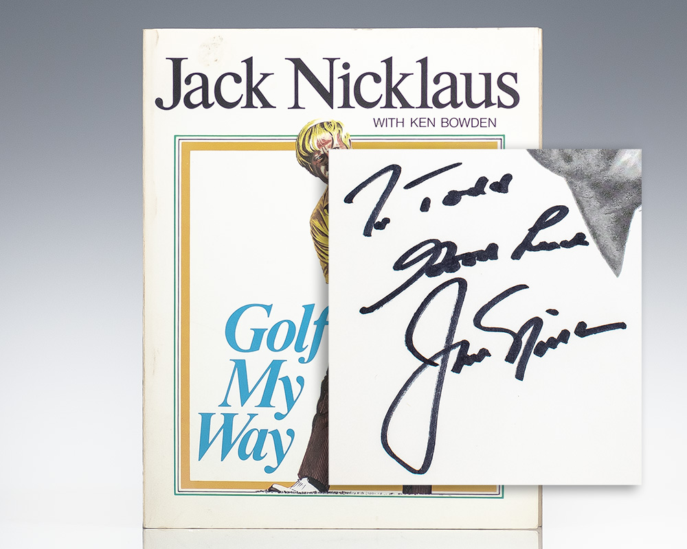 Golf My Way jack nicklaus first edition signed