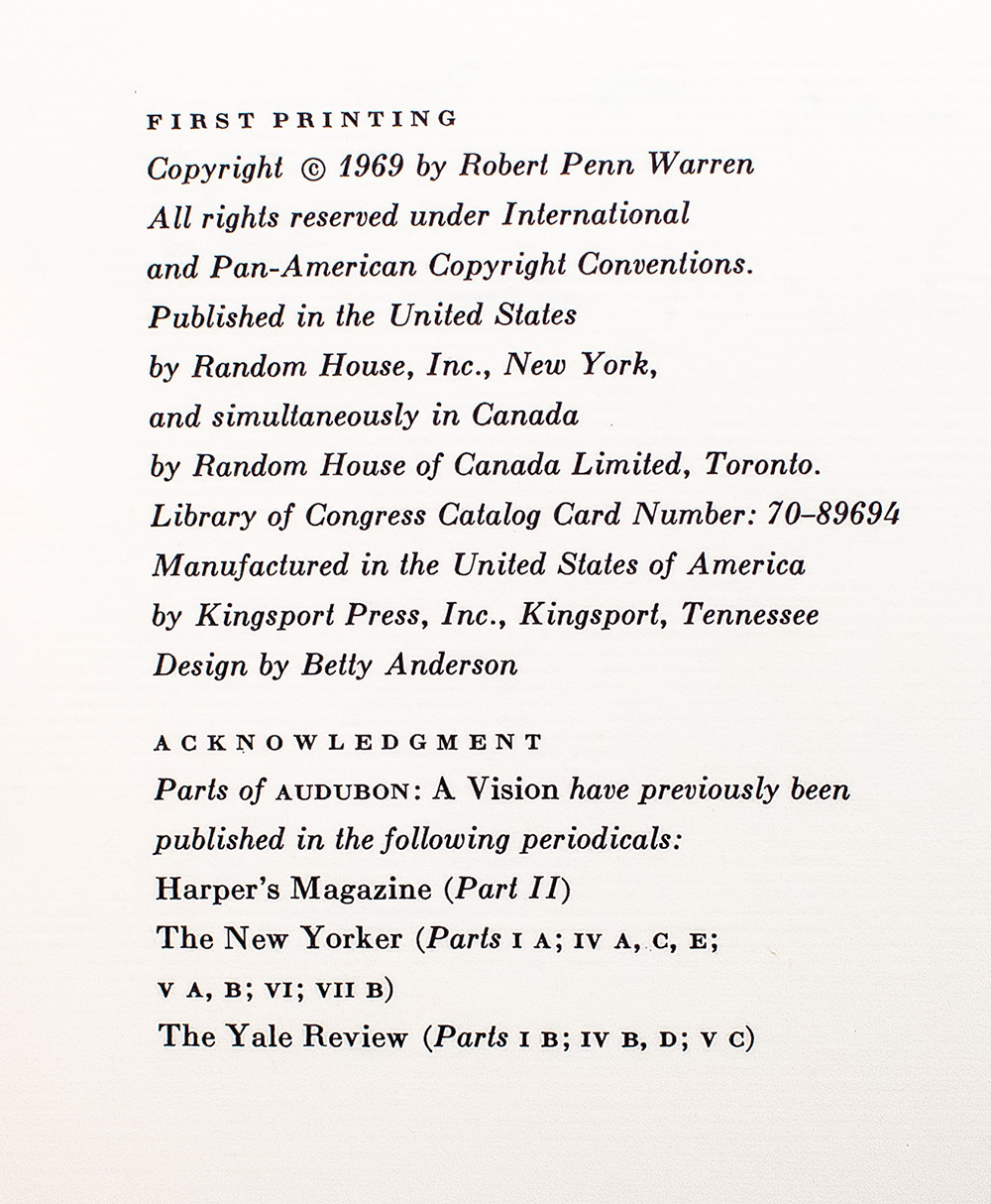 Audubon: A Vision.