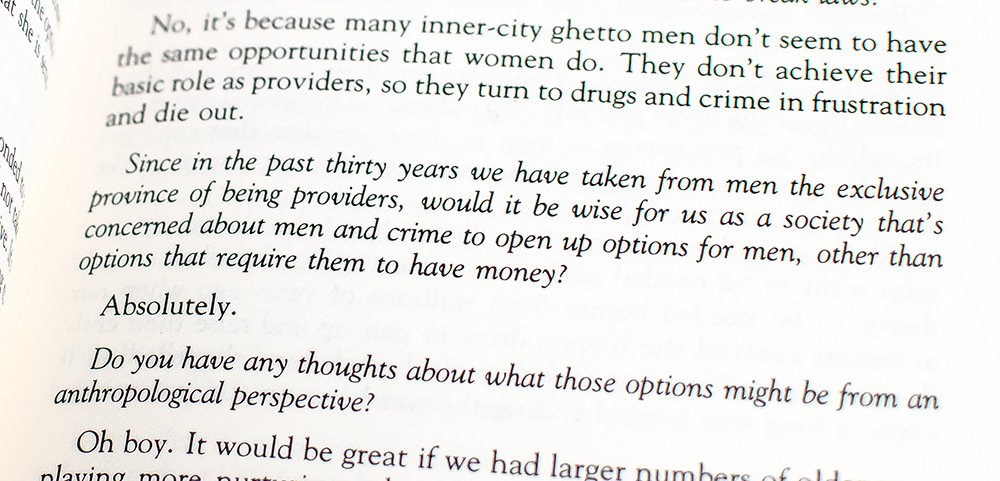Good Will Toward Men: Women Talk Candidly About the Balance of Power Between the Sexes.