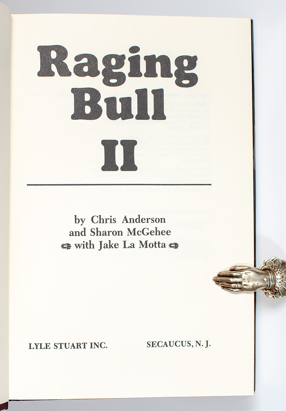 Raging Bull II: Continuing the Story of Jake La Motta.