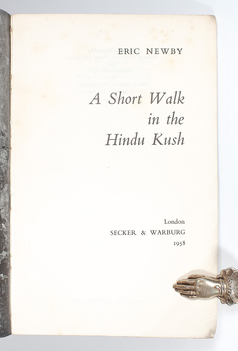 A Short Walk In the Hindu Kush.