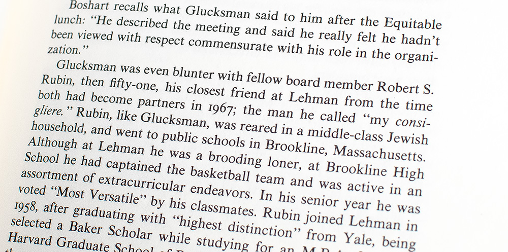 Greed and Glory on Wall Street: The Fall of the House of Lehman.