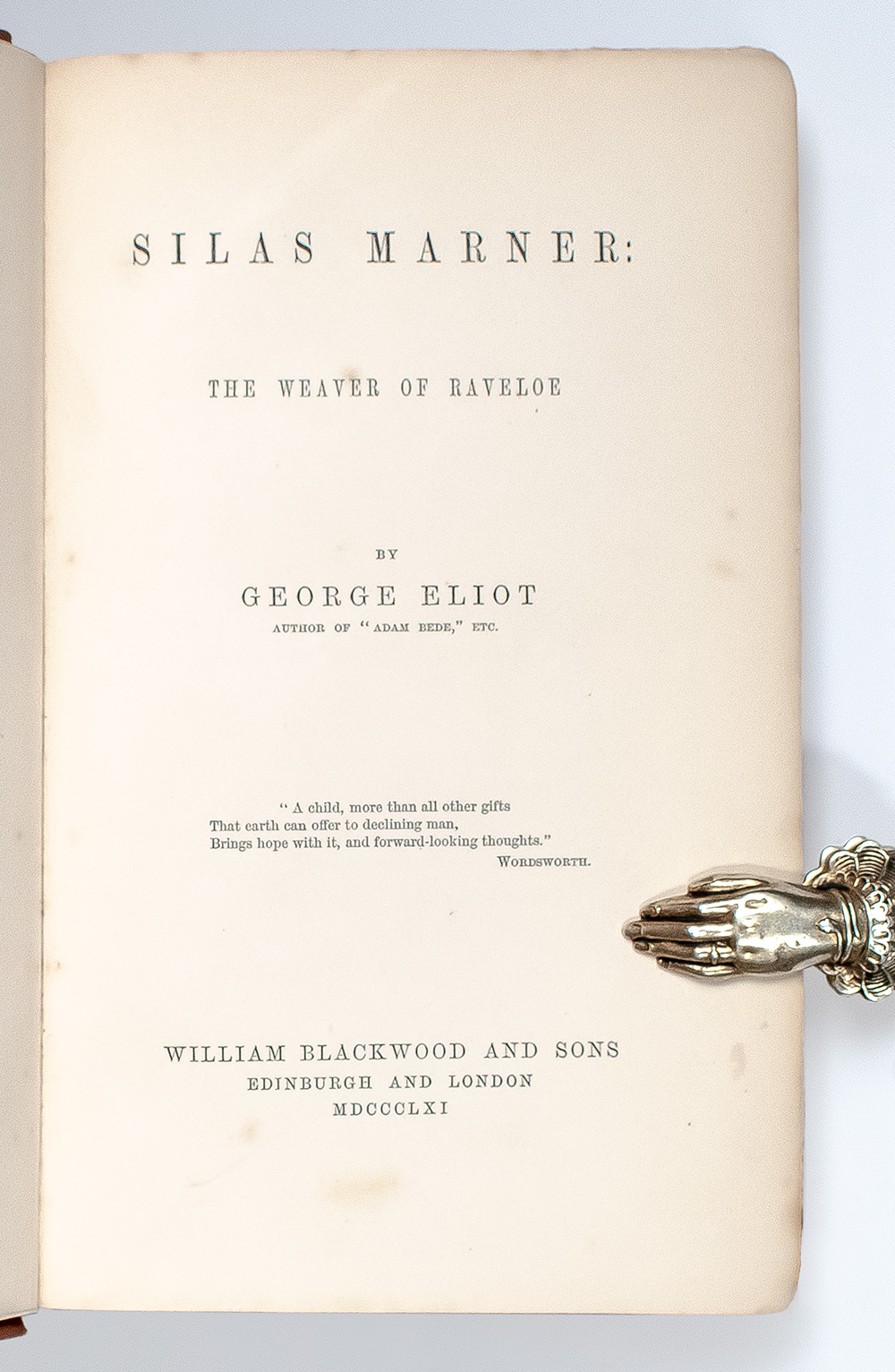 Silas Marner: The Weaver of Raveloe.