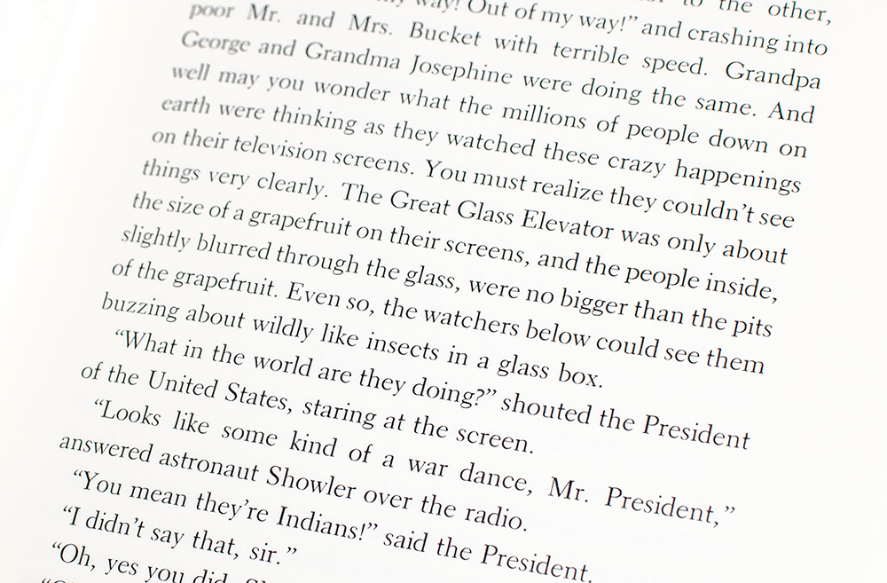 Charlie and the Great Glass Elevator.
