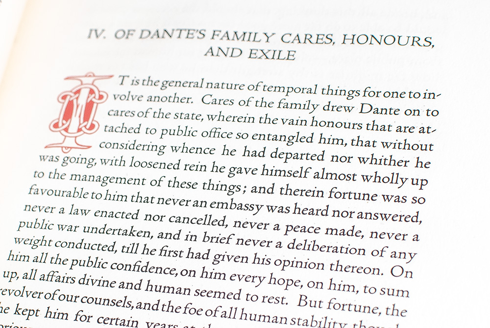 Life of Dante.