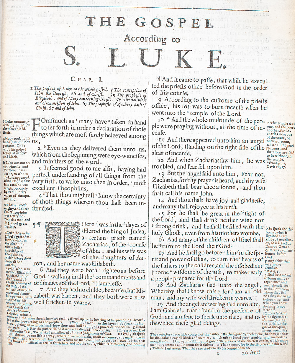 The Holy Bible Containing the Old and New Testament. Newly Translated out of the original tongues and with the former translations diligently compared and revised by his Majesties special Command.