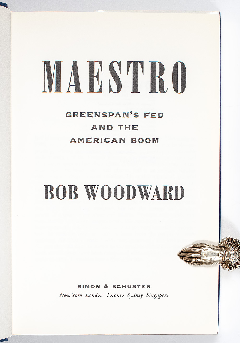 Maestro: Greenspan's Fed and the American Boom.